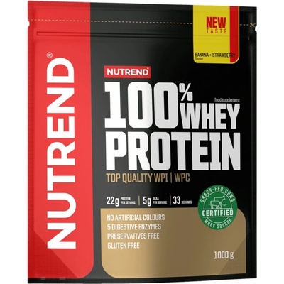 Nutrend 100% Whey Protein [1000 грама] Банан и ягода
