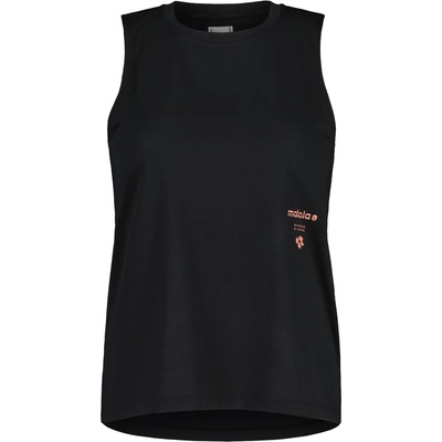 Maloja Дамска фланелка с къс ръкав за колоездене Maloja Women's WhitneyM. Top Cycling jersey - Deep Black (156-3060-0114)