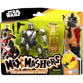 Hasbro Starwars Mixmashers Deluxe Mando And Grogu (g0300)