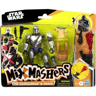 Hasbro Starwars Mixmashers Deluxe Mando And Grogu (g0300)