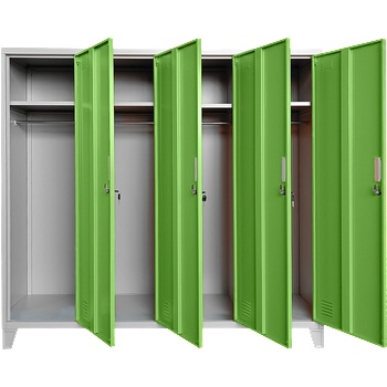 Carmen Метален шкаф Carmen CR-1604-4 JZ - сив / зелен (3580176_5)