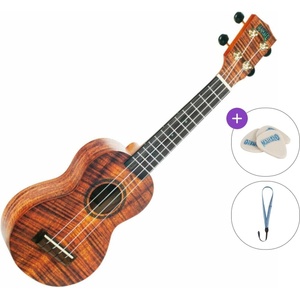 Mahalo MA1KA Artist Elite Series Basic SET Photo Flame Koa Сопрано укулеле (MA1KA-BASIC-SET)
