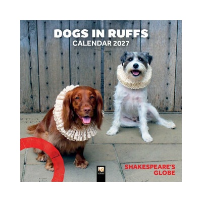 Shakespeare's Globe Dogs in Ruffs Wall Art 2027