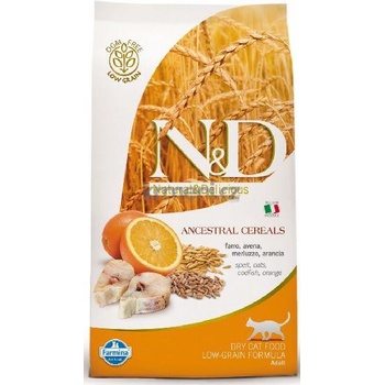 N&D Low Grain CAT Adult Codfish & Orange 5 kg