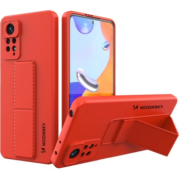 Wozinsky Кейс Wozinsky Kickstand Case Silicone, със стойка, за Xiaomi Poco X4 Pro 5G, Червен (KXG0030329)