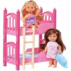 Simba Toys Две кукли Еви с двуетажно легло 5733847 (5733847)