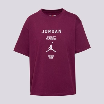 Jordan Тениска W Jordan Ss Gf Gfx Tee Jqc дамски Дрехи Тениски FZ0617-610 Бордо XS (FZ0617-610)