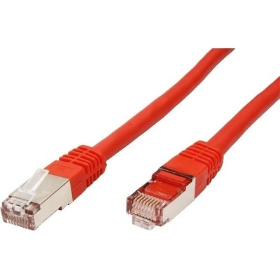 Premiumcord sp6asftp070R Patch, CAT6a S-FTP, RJ45-RJ45, AWG 26/7, 7m, červený
