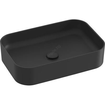 RAVAK Ceramic 550 Slim R 55x37 cm matt black (XJX0D155001)