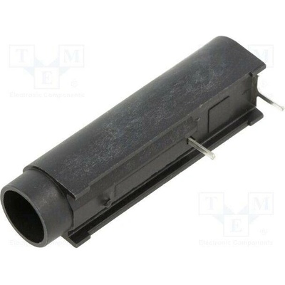 SCHURTER 0031.3573 Zásuvka; THT; -40÷85°C; 10A; termoplast; UL94V-0; 15,24mm; černá