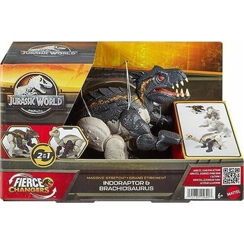 Mattel Jurassic World Dinosaurus Indoraptor a Brachiosaurus