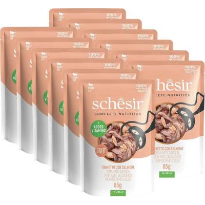 Schesir Cat tuniak a losos 12 x 85 g