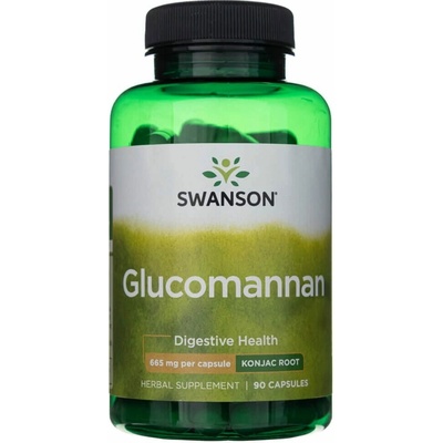Swanson Glucomannan 665 mg 90 kapslí