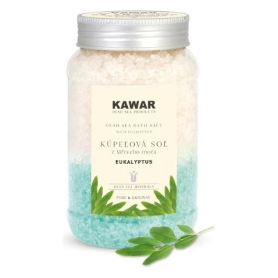 Kawar Kúpeľová soľ z Mŕtveho mora EUKALYPTUS 500 g