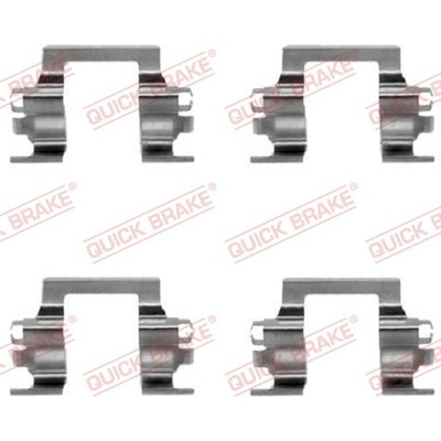QUICK BRAKE Sada prísluženstva obloženia kotúčovej brzdy 109-1117