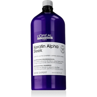 L'Oréal Keratin Alpha Sleek Professional Shampoo 1500 ml