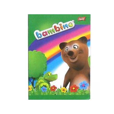 Тетрадка с цветни тесни редове, Bambino, St. Majewski, 5903235001796