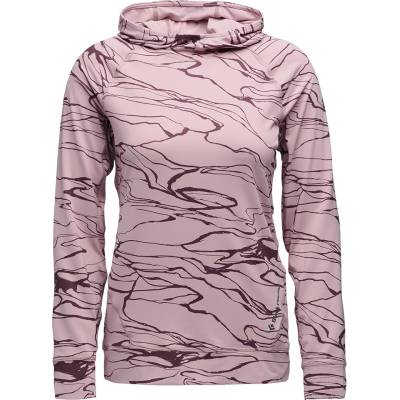 Black Diamond LS Alpenglow Hoody Women fialová