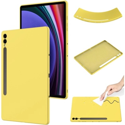 Vsetkonamobil 66610 RUBBER Ochranný kryt pre Samsung Galaxy Tab S9 FE+ / S9+ / S10+ žltý