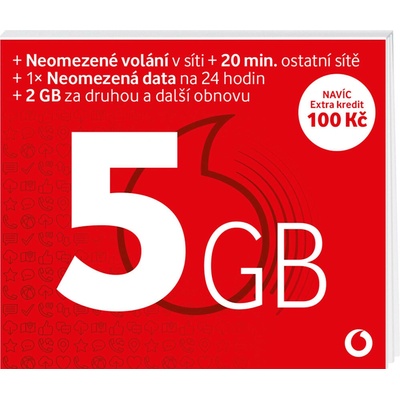Vodafone Předplacenka 5GB SK48A219 – Zboží Živě