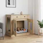 vidaXL Мебели за кучешка клетка Дъб сонома 90 x 47, 5 x 80 см (8014774)