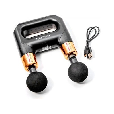 ZENET Мощен 4в1 вибрационен масажен пистолет zet-704 за мускулен релакс (zet-704)