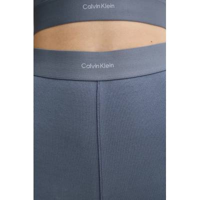 Calvin Klein Underwear Домашен къс панталон Calvin Klein Underwear в синьо с изчистен дизайн с висока талия 000QS7216E (000QS7216E)