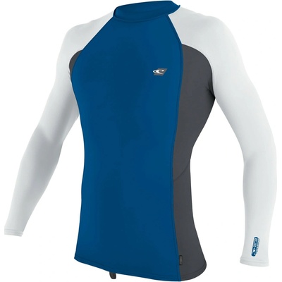 O'Neill Premium Skins L/S Rash Guard deep sea/graphite/white
