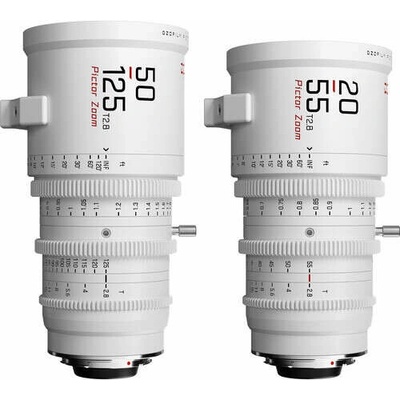 DZOFILM Pictor Zoom 2 Lens Kit (50-125 / 20-55 mm T2,8) pro PL/EF bílý