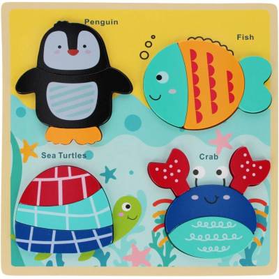 BAM BAM Дървен пъзел Bam Bam - Воден свят (541643)