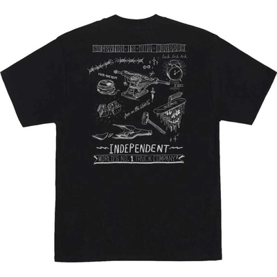 Independent BRATRUD NOTEBOOK HEAVYWEIGHT t-shirt BLACK