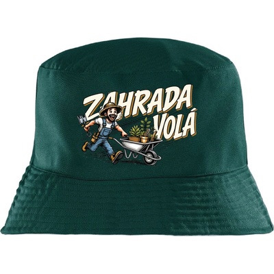 Fajntričko Klobouk s potiskem Zahrada volá