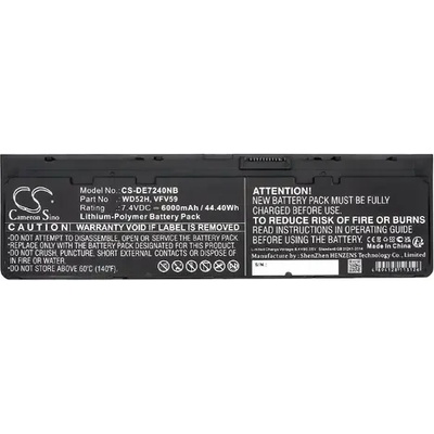 Cameron Sino Батерия за лаптоп DELL Latitude E7240 E7250, Latitude 12 7000, 0J31N7 LiPo 7.4V 6000 mAh CAMERON SINO (CS-DE7240NB)