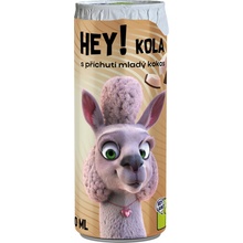 HEY! KOLA sycený nápoj s příchutí mladý kokos 250 ml