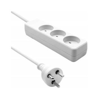 ProXtend Danish IT Power Strip 3-way 3M White