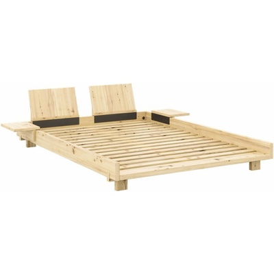 Karup Design Social Bed s roštom z borovicového dreva v prírodnej farbe