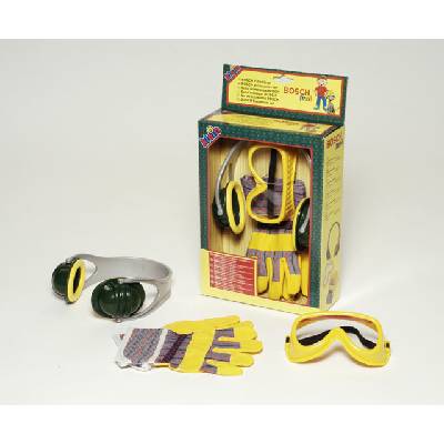 Klein Bosch set - sluchátka, rukavice, brýle