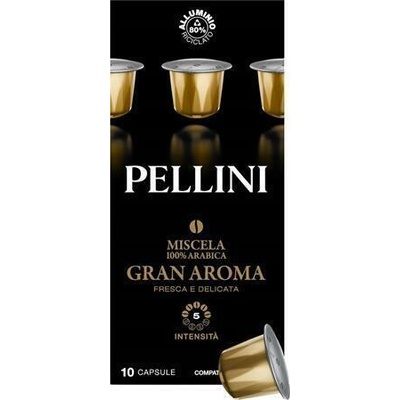 PELLINI Kávové kapsle Gran Aroma kompatibilní s Nespresso 10 ks
