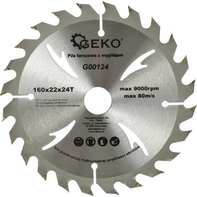 Pilový kotouč 160mm 24T 22.2mm 00404
