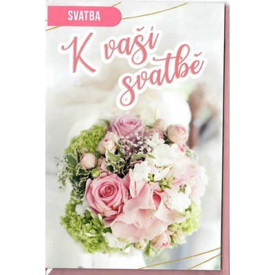 Nekupto Svadobné blahoželanie Pre vašu svadobnú kvetinu 115 x 170 mm