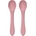 Lorelli Силиконови лъжички Lorelli - Natural, 2 броя, Deep Pink (10230690002)
