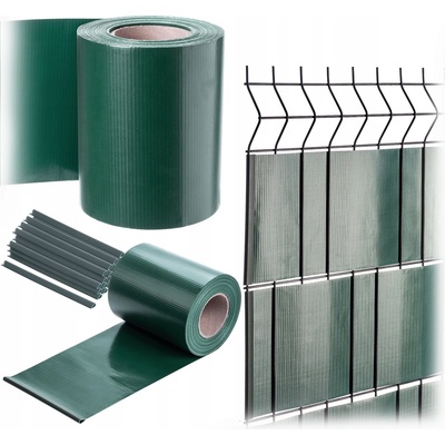 Kadax STÍNÍCÍ PANELOVÉ PÁSY NA OPLOCENÍ PANELOVÝ PLOT UV 20 KLIPŮ 19 Cm x 35m