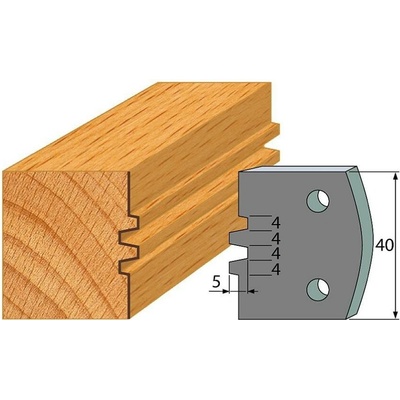 IGM Professional IGM Profil 075 - pár obmedzovačov 40x4mm SP F027-075