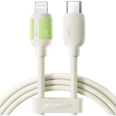 Joyroom S-A53 nabíjací a dátový USB-C na Lightning 1,2m béžový