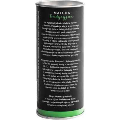 Moya Tradičná organická japonská matcha čaj 30 g