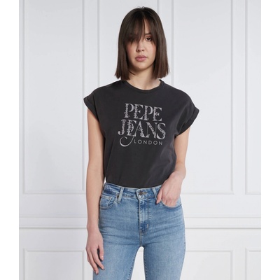 Pepe Jeans dámske Linda tričko čierne
