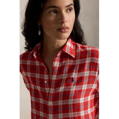 Ralph Lauren риза дамска от лен (211970733)