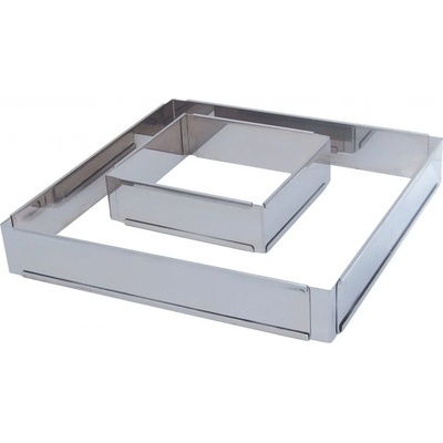 De Buyer Forma čtvercová regulovatelná 16x16x5 cm