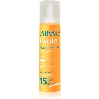 Arval IlSole Protective Body Milk Spray SPF 15 слънцезащитен лосион в спрей 200ml