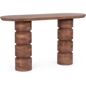 Bizzotto Конзолна маса от масивно манго в тъмно естествен цвят 45x130 cm Cortez - Bizzotto (0747462)